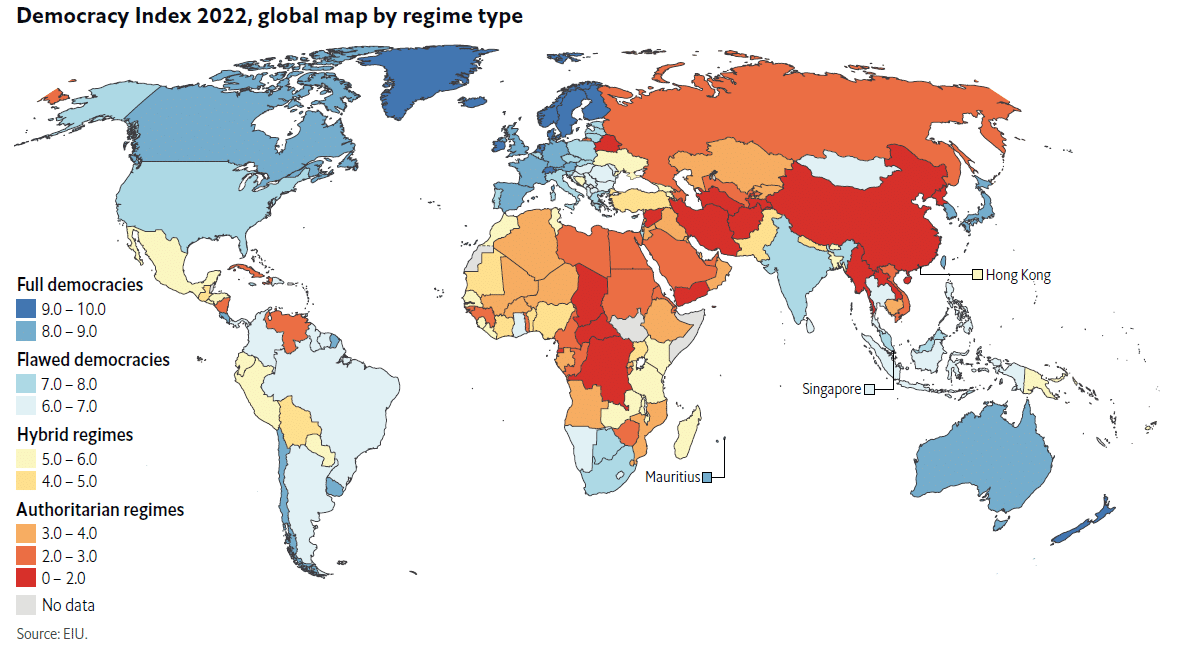 The Democracy Index is Biased Propaganda